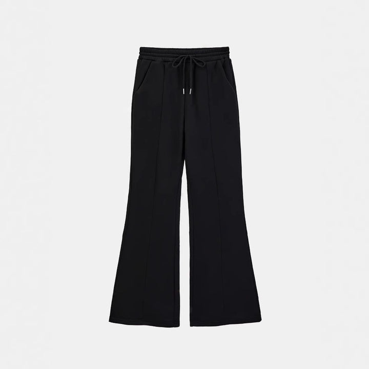 Pantalons décontractés amples pour femmes au style urbain avec taille élastique et poches pratiques Levoire