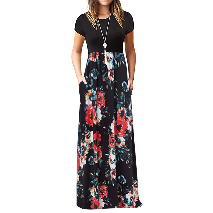 Levoire | Jupe longue remarquable Vente chaude Couleur Robe Noir