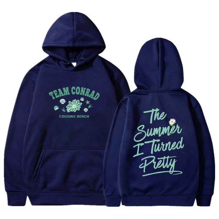 Sweat à capuche pour femmes avec imprimé floral et imprimé créatif Levoire
