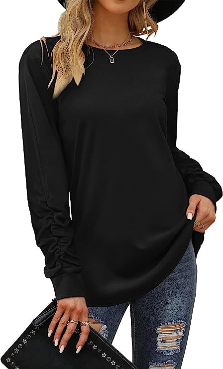 Chemise décontractée à manches longues pour femmes en mélange de coton doux Levoire