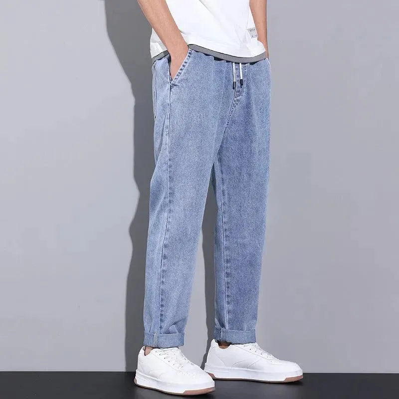 Levoire | Jeans pour hommes à jambes larges pour l'été Résistance À 030 Bleu Ciel