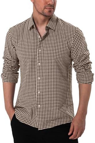Levoire | Chemise Carreaux Manches Longues Homme