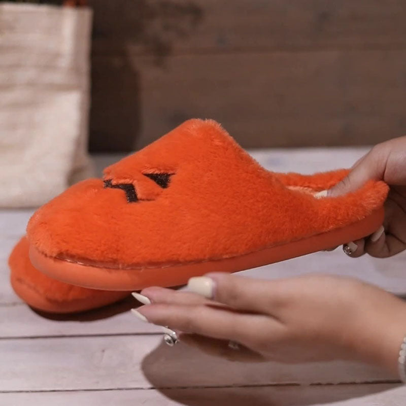 Levoire | Chaussons D'Halloween En Peluche Chaude Pour Femmes