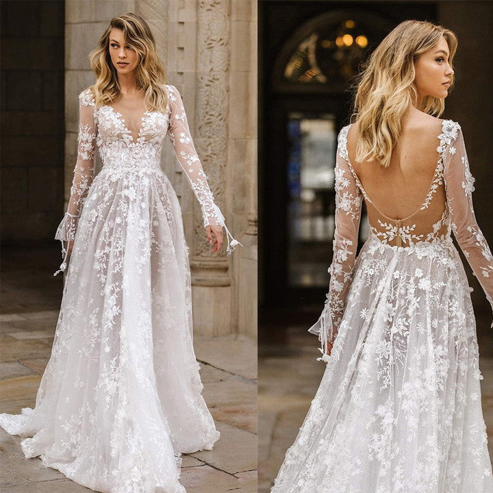 Levoire | Robe de soirée élégante à manches longues