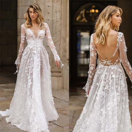 Levoire | Robe de soirée élégante à manches longues
