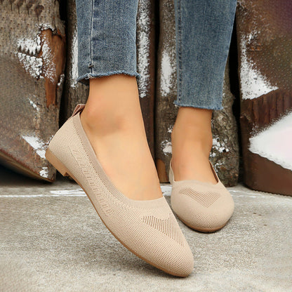 Levoire | Maison-Chat Chaussons Basses Respirants Pour Femmes Beige