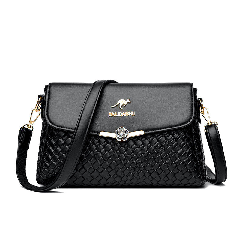 Levoire | Sac À Épaule Tissé Noir