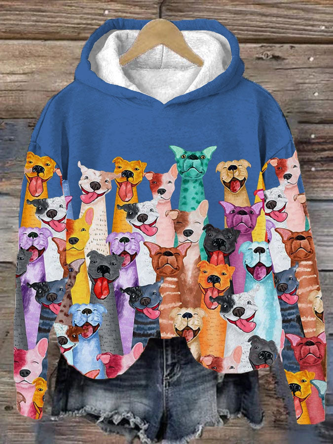 Levoire | Sweatshirt Avec Motif Animal Bleu