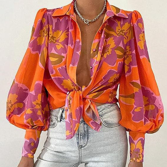 Blouse femme avec imprimé léopard et coupe décontractée Levoire