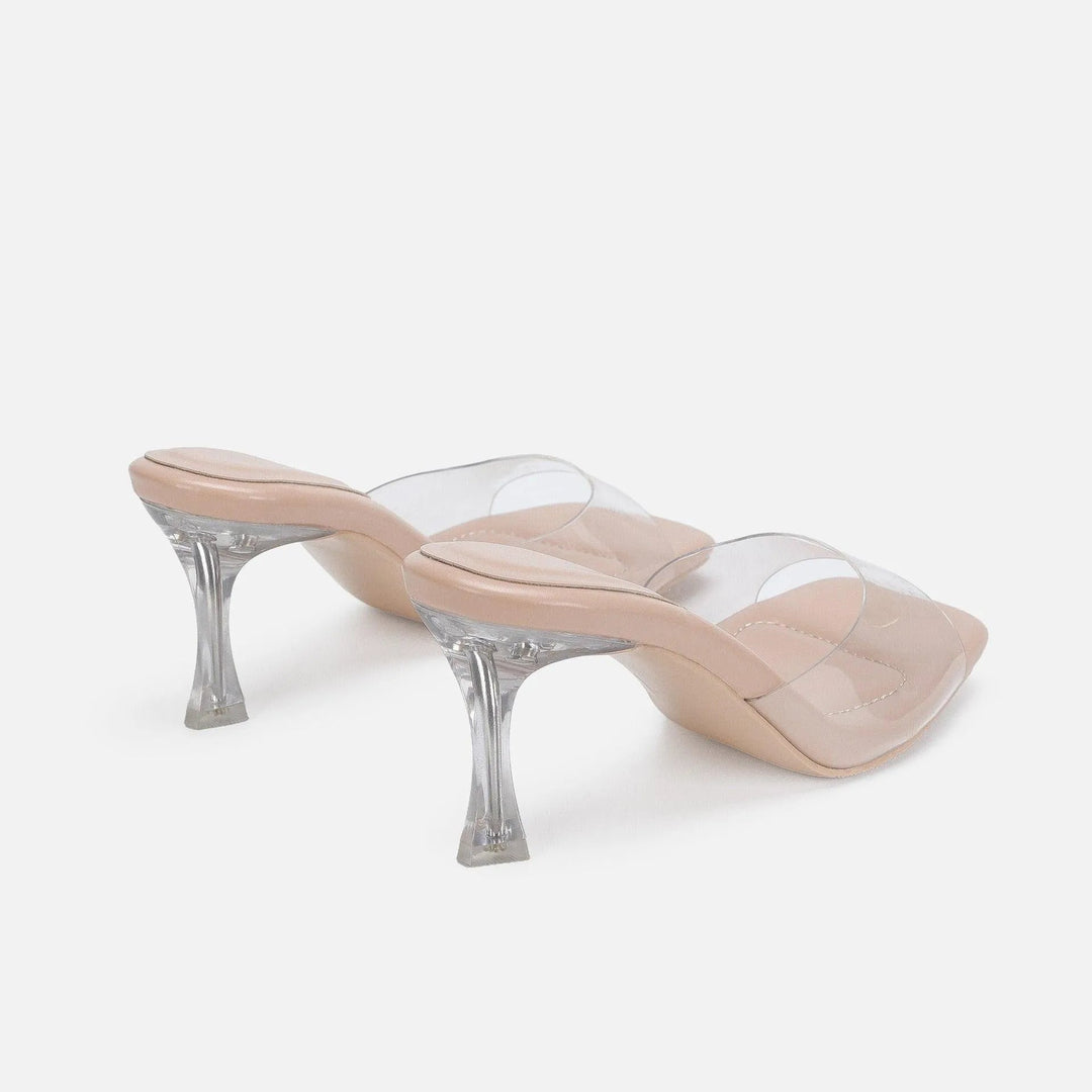 Levoire | Sandales à talons hauts transparentes