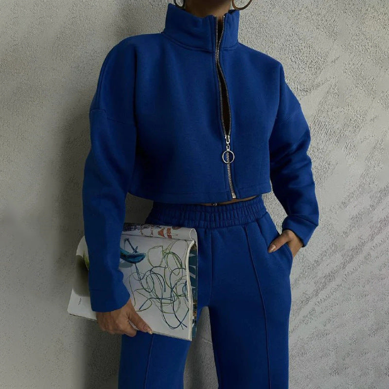 Levoire | Sweat-shirt élégant Pantalons décontractés Bleu