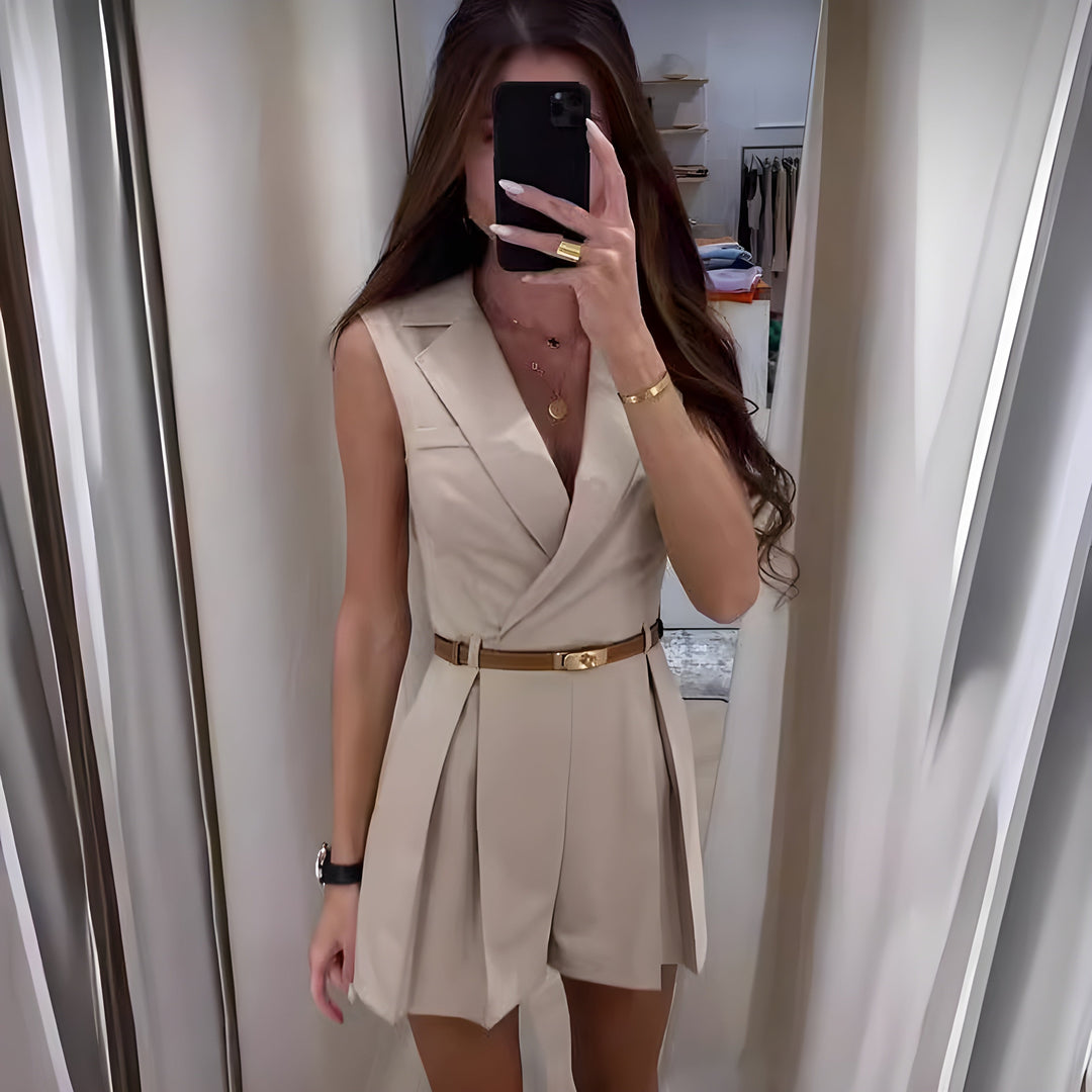 Levoire | Robe Longue Bohème Soirée Beige