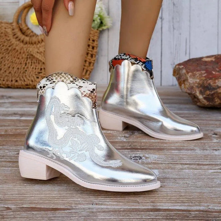 Levoire | Bottes hautes avec talon en boîte
