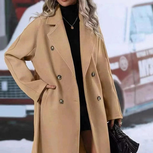 Levoire | Manteau en laine à double rangée