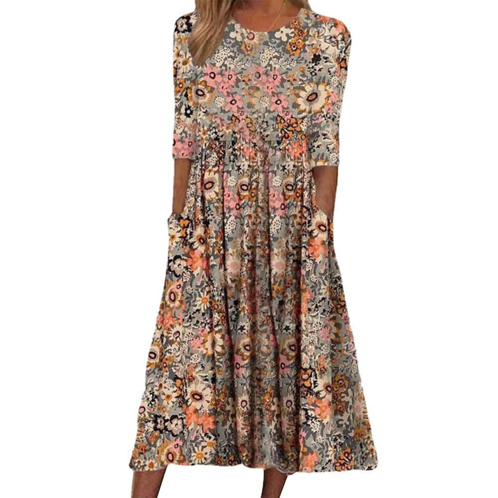 Levoire | Rento robe mi-longue ample avec poches