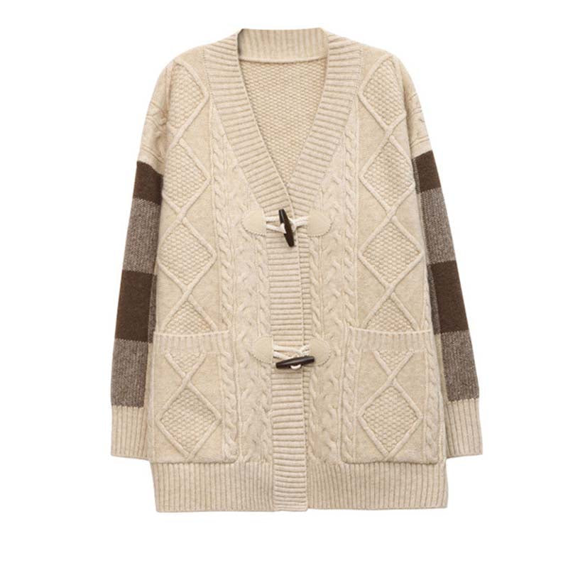 Levoire | Veste En Tricot À Carreaux Vintage