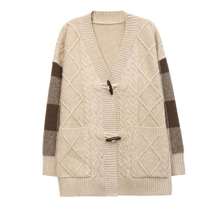 Levoire | Veste En Tricot À Carreaux Vintage