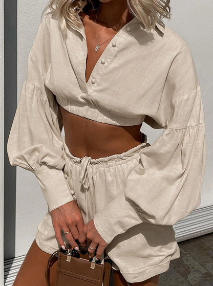 Levoire | Ensemble D'été Élégant Pour Femme - Beige