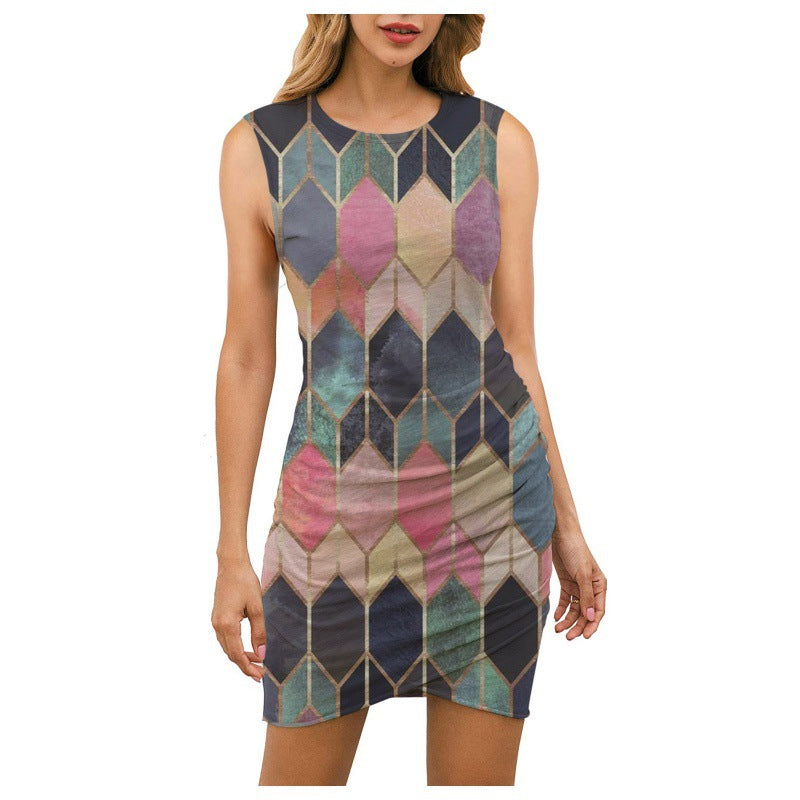 Robe portefeuille femme avec design de mandala floral et silhouette ajustée Levoire