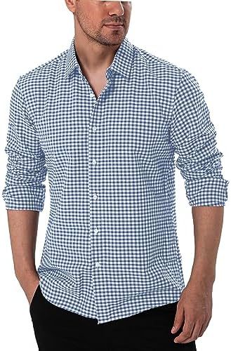 Levoire | Chemise Carreaux Manches Longues Homme