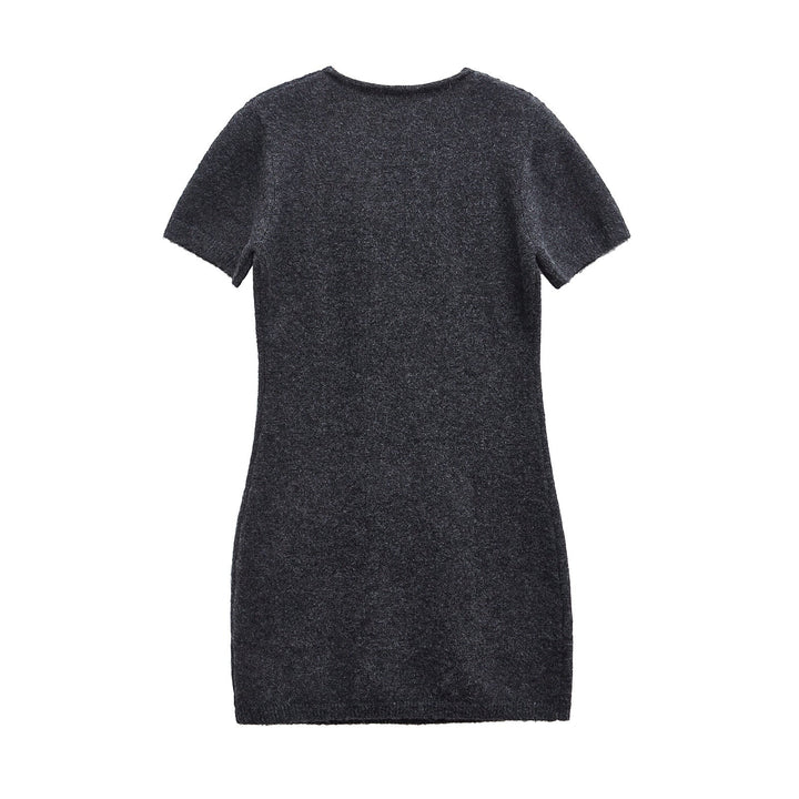 Levoire | Mignon pull d printemps à manches courtes robe