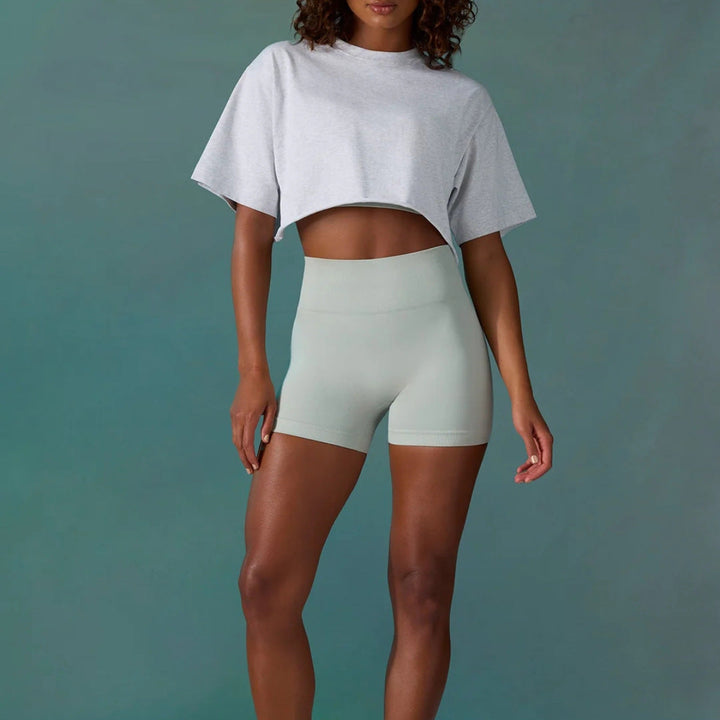 Levoire | Confortable Lörtsy Sport Fitness Haut Sport Tee Blanc