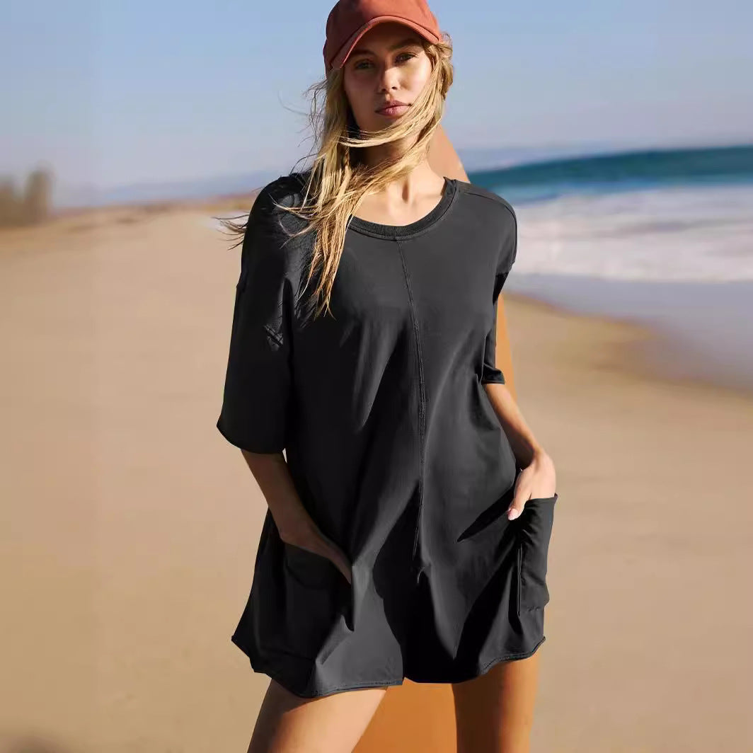 Levoire | Dos ouvert Public Été V-cou Public Shorts