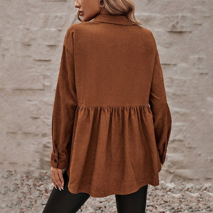 Robe chemise pour femmes avec coupe ajustée et détails de boutons Levoire