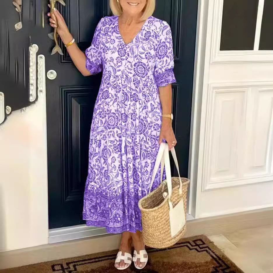 Levoire | Robe à motif noué Imprimé fleuri