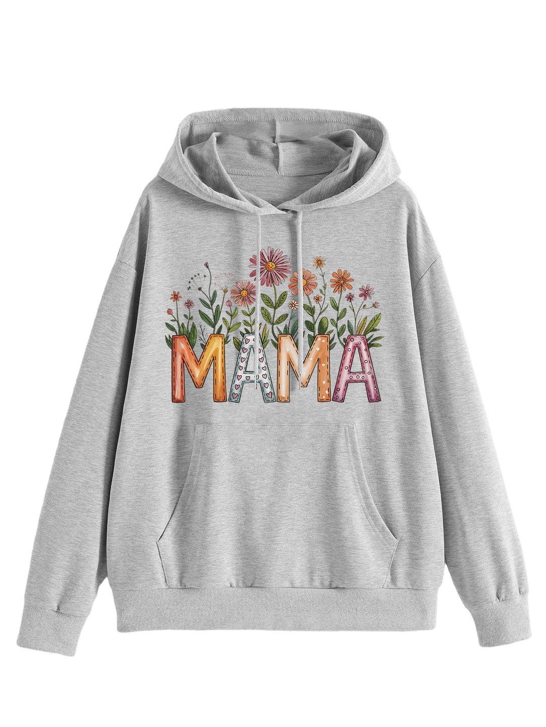 Haut de femme à capuche avec imprimé floral et lettrage inspirant Levoire
