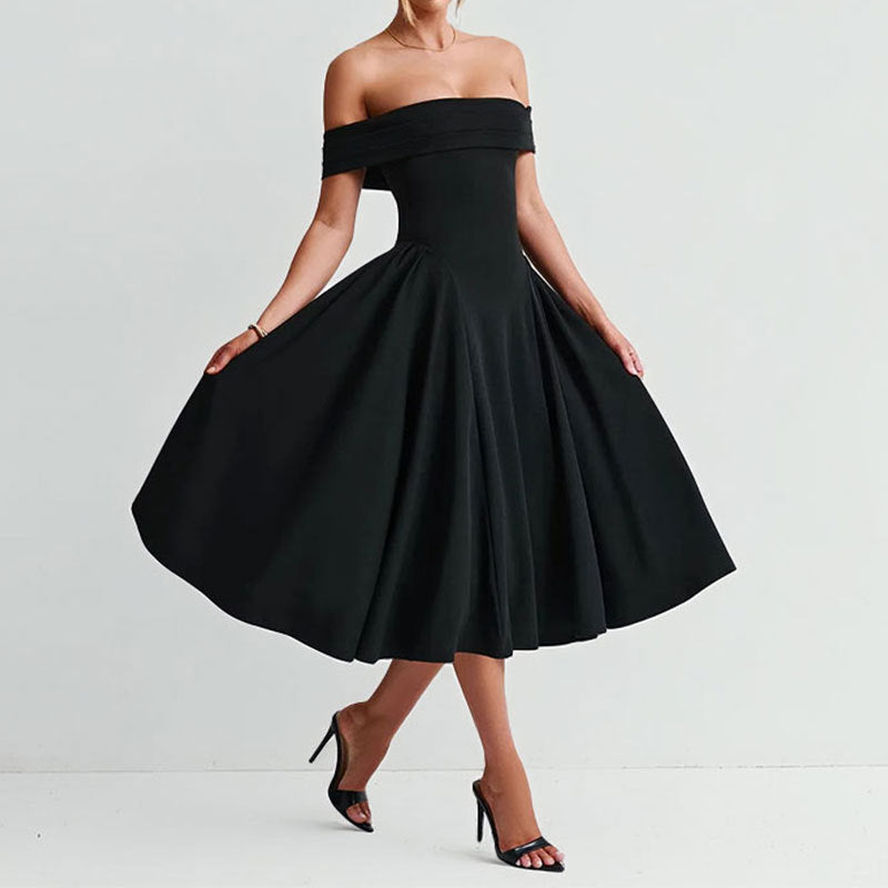 Robe de soirée léopard pour femme Levoire