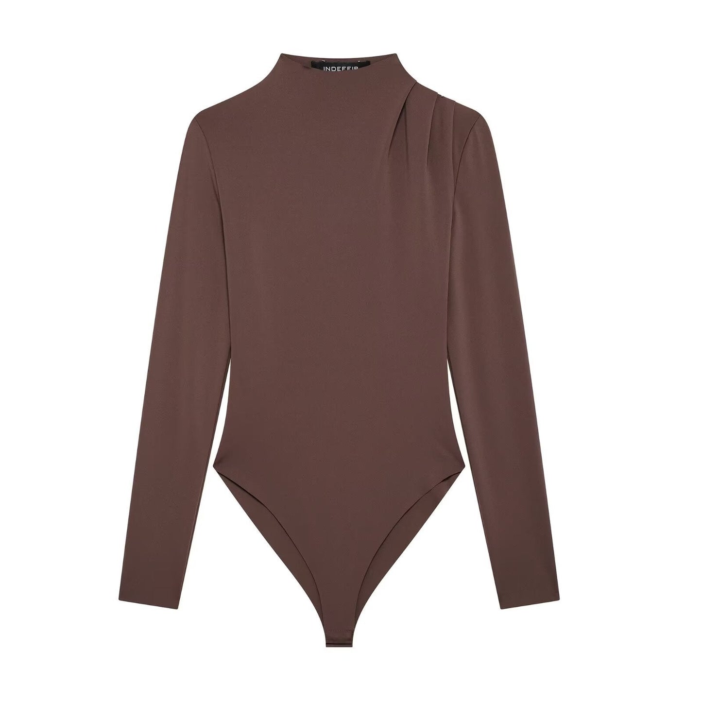 Levoire | Moderne élégant Combinaison à manches longues Marron foncé