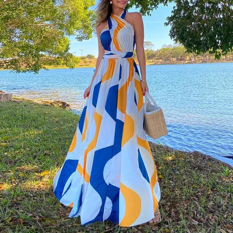 Levoire | Robe longue pour femmes Jaune