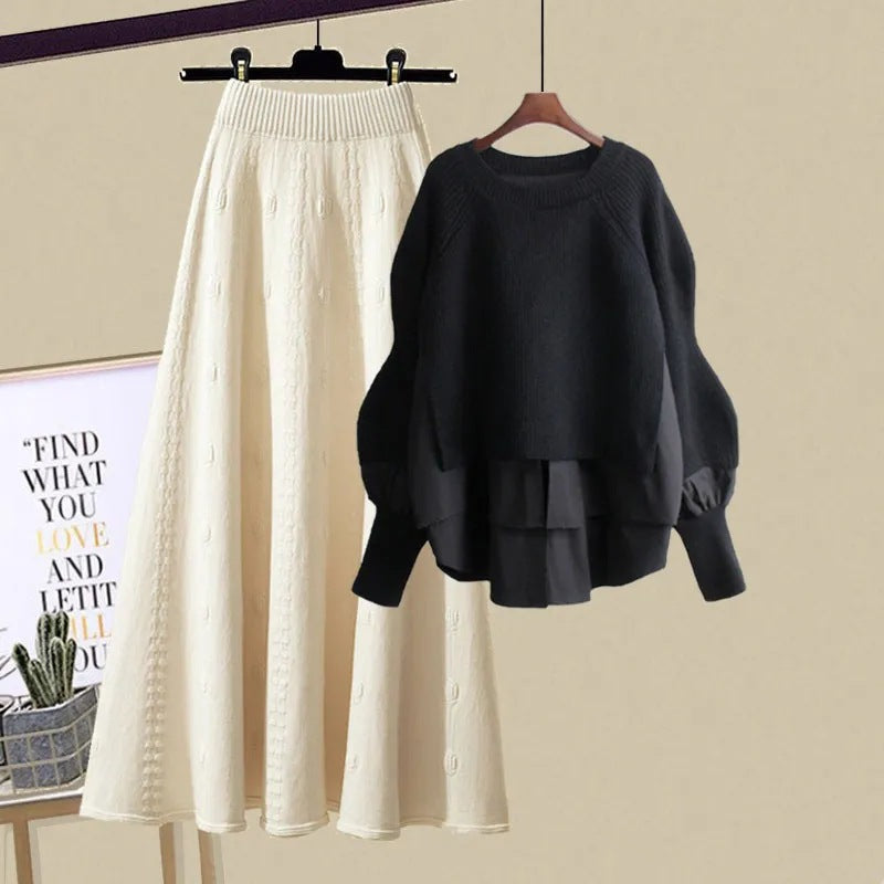 Levoire | Série De Confort Vêtements De Jour Et Robe Noir - Beige
