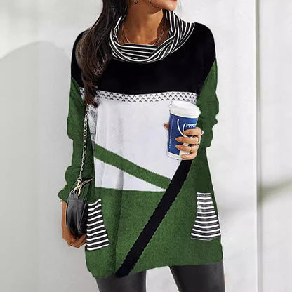 Levoire | Chemise à poche à col en pile imprimé élégante