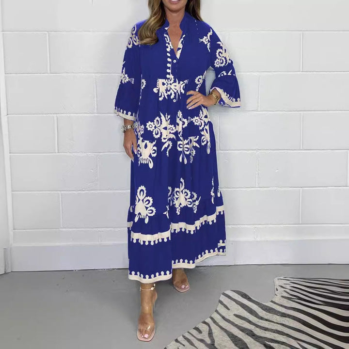Levoire | Robe Imprimée Élégante Robe Taille Imprimée