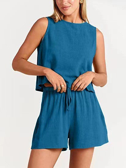 Ensemble de loisirs deux pièces pour femmes avec taille élastique Levoire