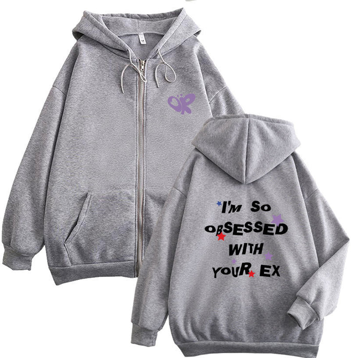 Sweat à capuche pour femmes avec imprimé ludique et coupe confortable Levoire