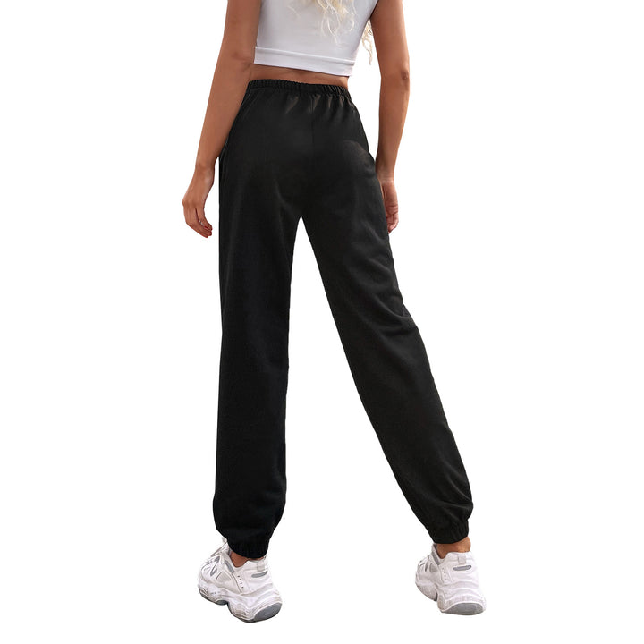 Pantalons de jogging décontractés pour femmes avec un design coloré de papillons et d'éclairs Levoire