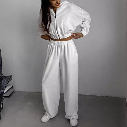 Levoire | Ensemble de sweat à capuche confortable et ample avec col haut