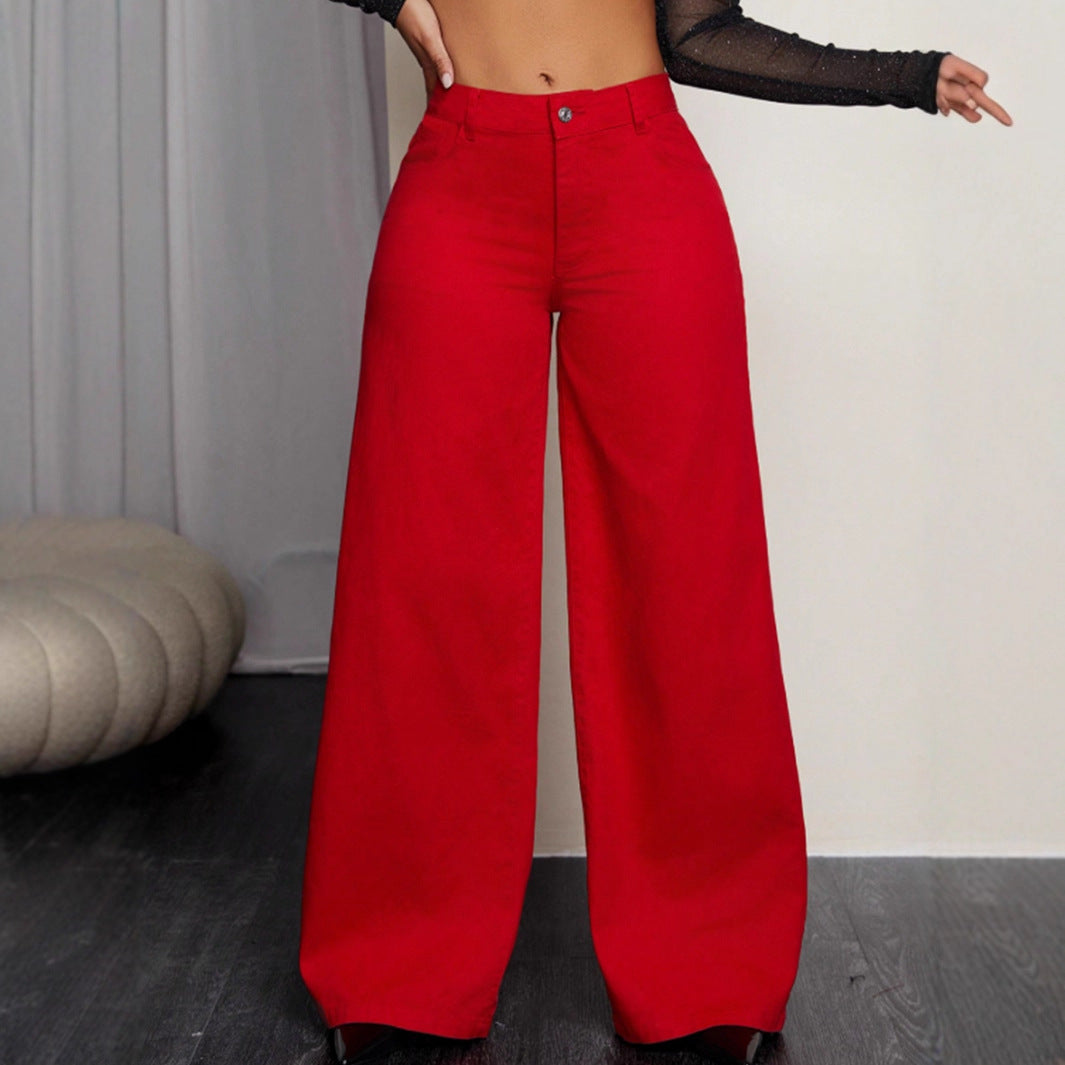 Pantalon large taille haute pour femmes dans une coupe élégante Levoire