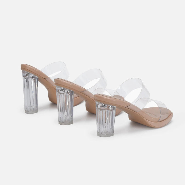 Levoire | Chaussures avec un talon épais transparent