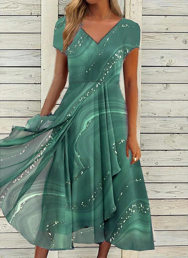 Levoire | Audacieux et ludique robe Vert