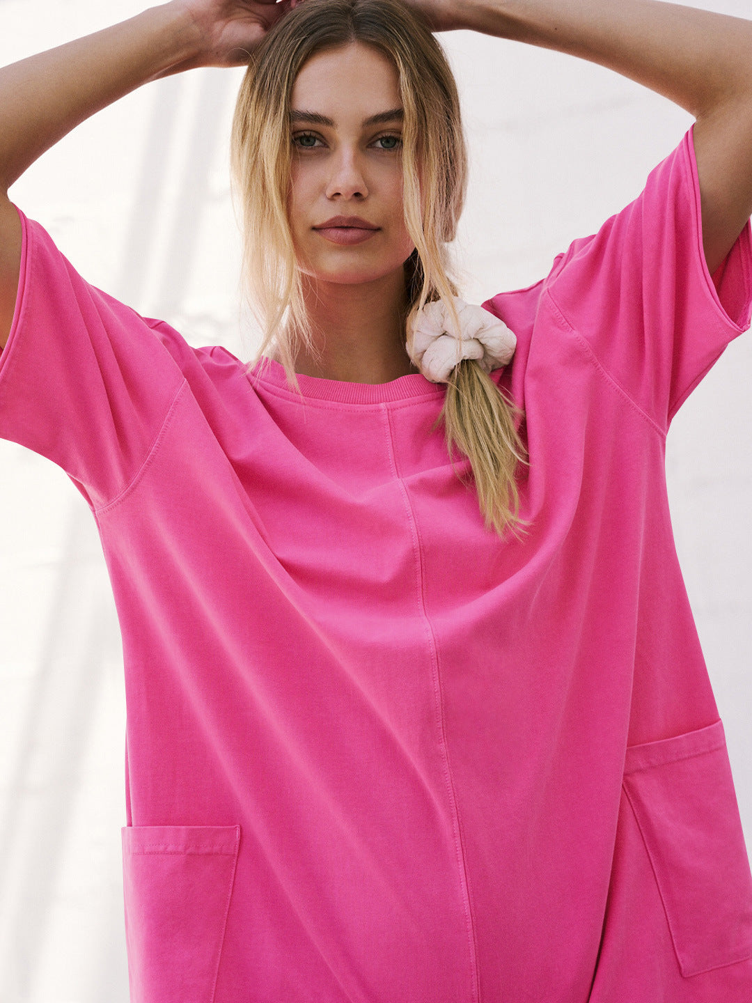Levoire | Dos ouvert Public Été V-cou Public Shorts Magenta
