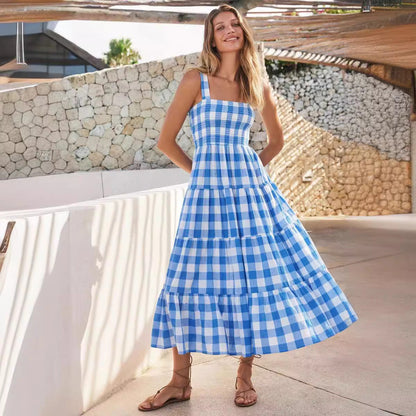 Levoir | Robe longue imprimée sans manches relaxante