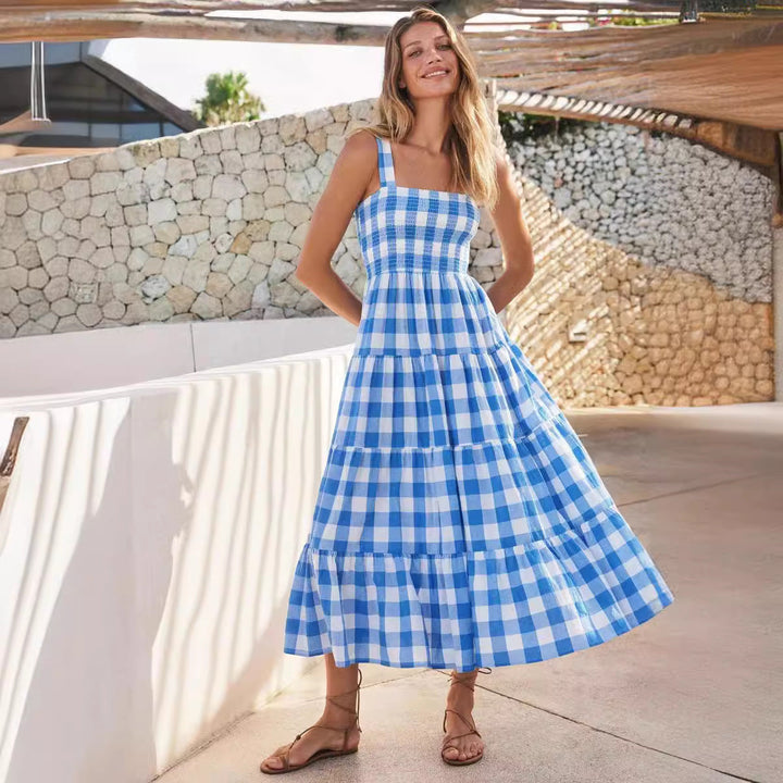 Levoir | Robe longue imprimée sans manches relaxante