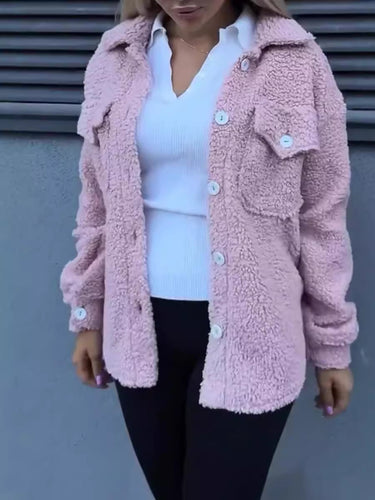 Veste en polaire décontractée pour femmes avec poches pratiques et détails de boutons Levoire