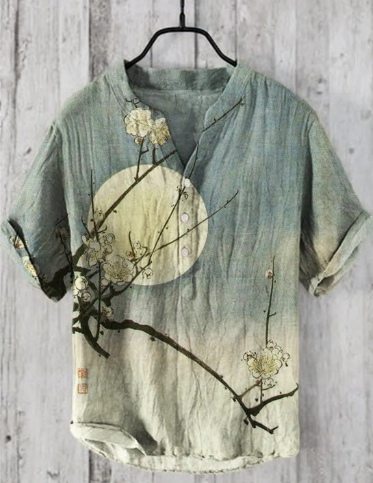 Levoire | Chemise Japonaise En Lin Mélangé