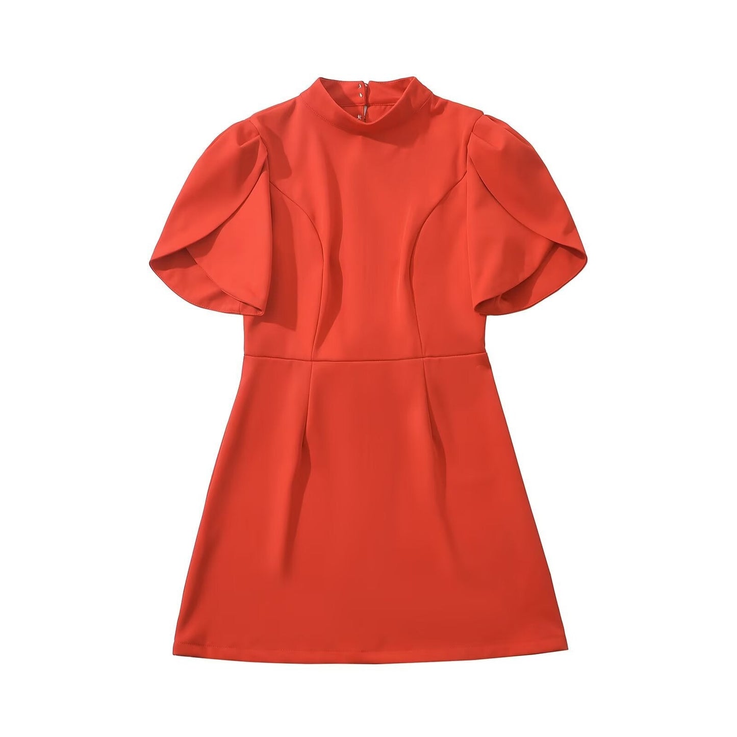 Levoire | Détail de mini robe à manches uniques