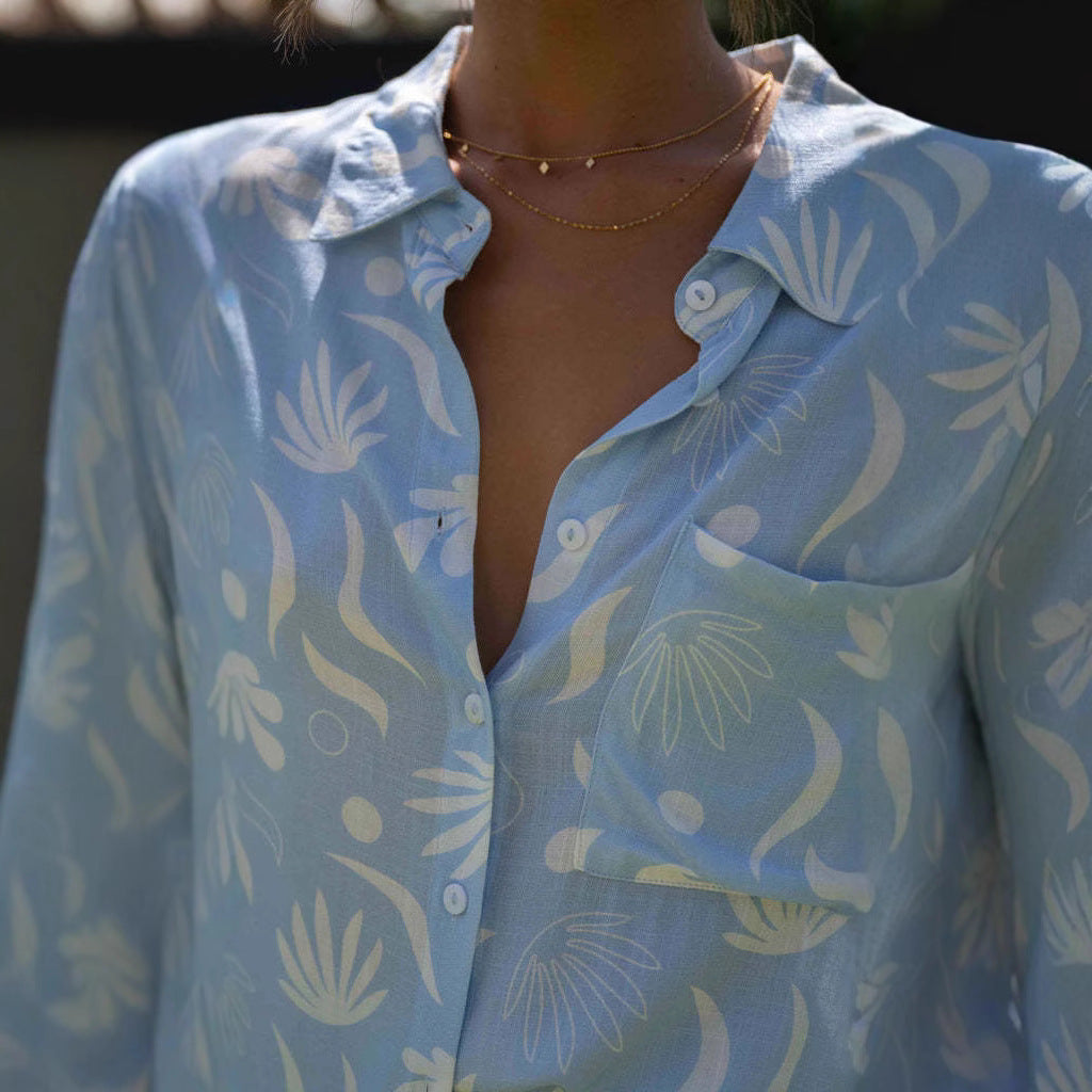 Tenue estivale décontractée pour femmes avec motif floral et coupe ample Levoire